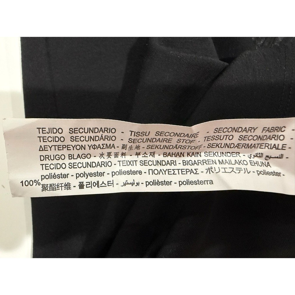 Zara Black One Shoulder Ruffle Cocktail Party Tulle Mini Dress Size S - Picture 6 of 7